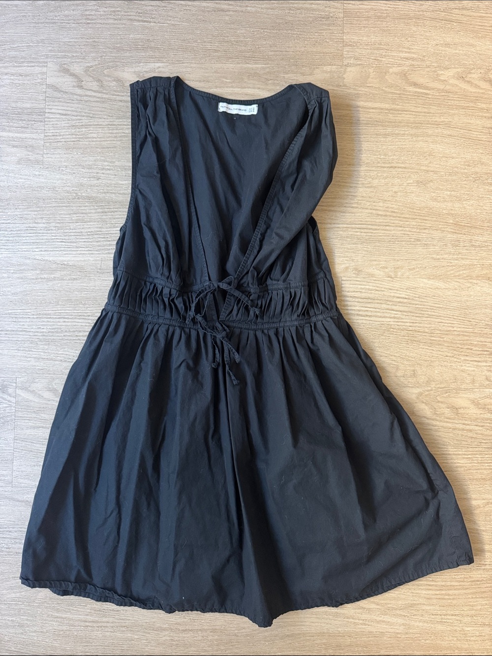 Faithfull the Brand Black Mini Dress
